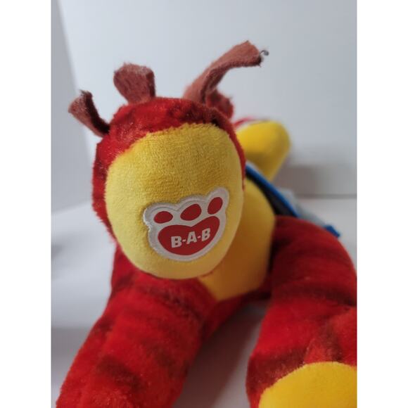 Build-A-Bear Workshop Red T-Rex Dinosaur and Blue Dragon Plush Stuffed Animals - Picture 10 of 10